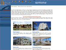 Tablet Screenshot of miamilodgerealty.com